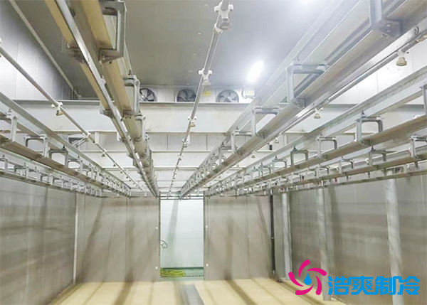 屠宰場建造200噸豬肉排酸冷庫安裝造價多少錢？-浩爽制冷